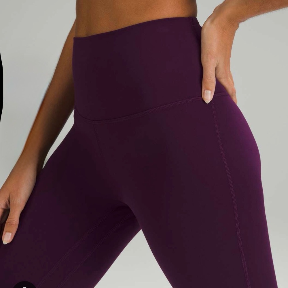 Lululemon Align High-Rise Mini Flare Pant 28” size 4 NWT Dramatic Magenta - Picture 3 of 10